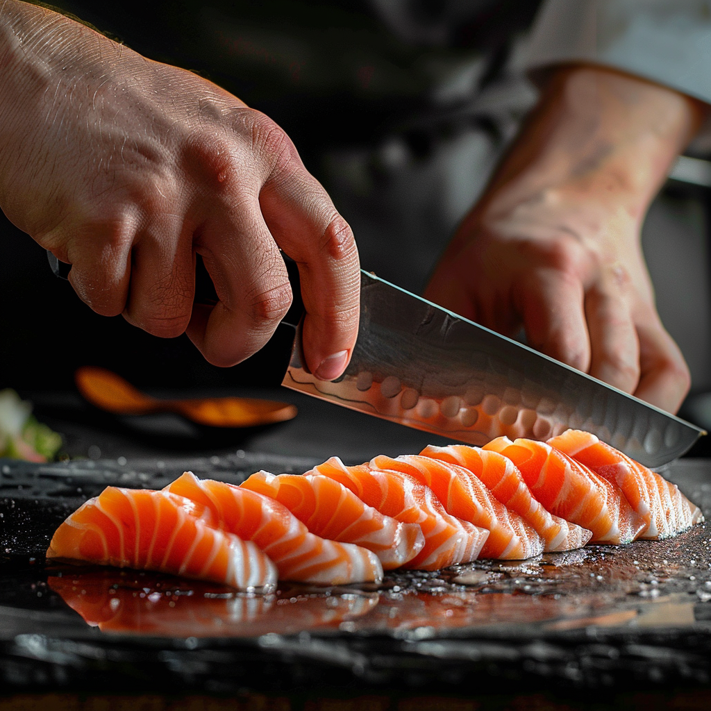 Techniques de découpe du sashimi